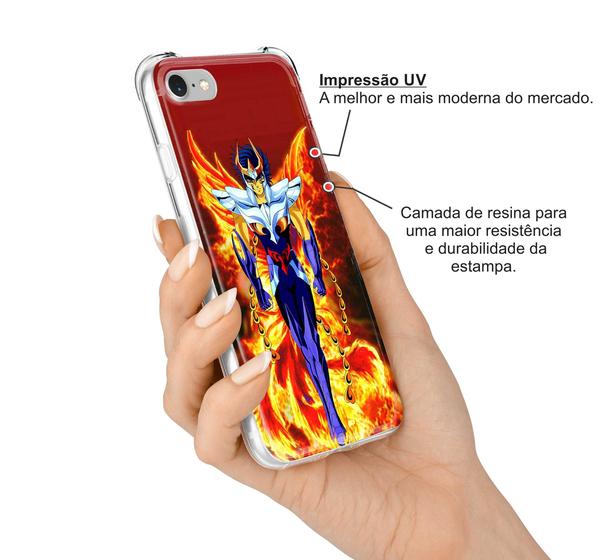 Imagem de Capinha Capa para celular Motorola Moto Z3 Play Moto X4 Cavaleiros do Zodiaco Ikki CDZ11