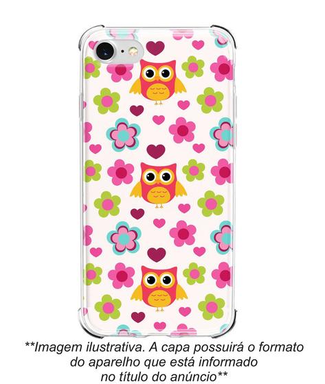 Imagem de Capinha Capa para celular Samsung Galaxy S10 normal (6.1") - Coruja Corujinha Feminina OWL4