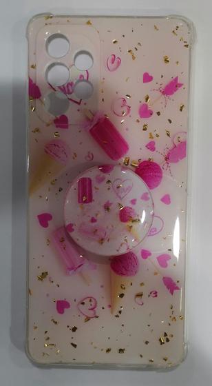 Imagem de Capinha Capa para Samsung Galaxy a52 a526 tela 6.5 com Suporte case estampado