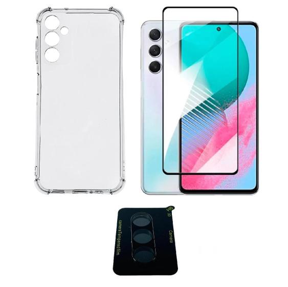 Imagem de Capinha Capa + Pelicula Vidro 3D + Camera Para Galaxy A54