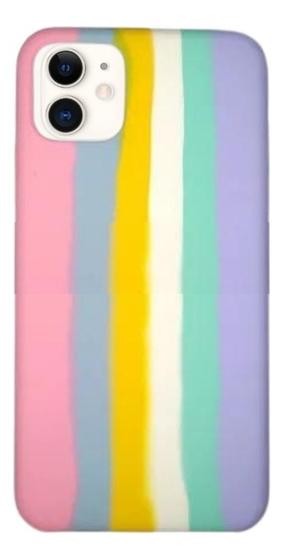 Imagem de Capinha Case Para iPhone Arco Íris Candy Color Todos Modelos