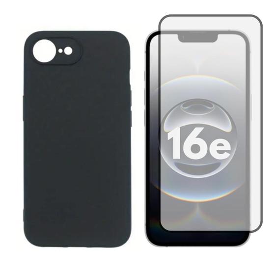 Imagem de Capinha Case + Pelicula Vidro 3D Compativel Para iPhone 16e