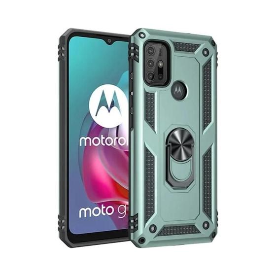 Imagem de Capinha com Anel e Suporte para Motorola Moto G10/G20 - À Prova de Choques