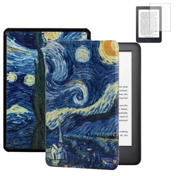 Imagem de Capinha Com Estampa Para Kindle 11 Básico C2V2L3 + Película