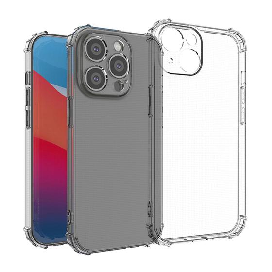 Imagem de Capinha Compatível com iPhone 15 Pro Transparente Premium Resistente a Impactos