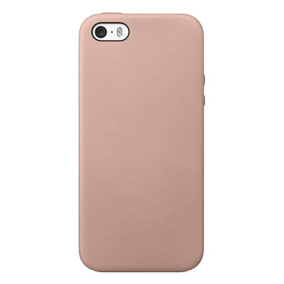 Imagem de Capinha Compatível Com iPhone 5 E 5s Se Silicone com interior aveludado Diversas Cores