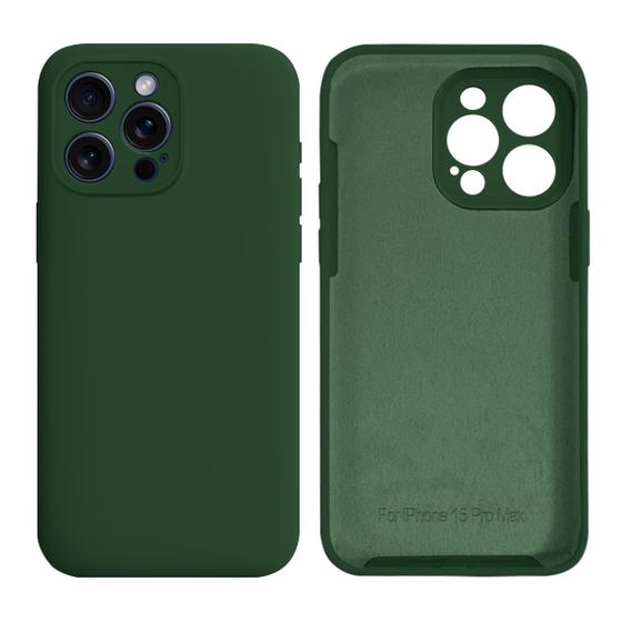 Imagem de Capinha Compativel com iPhones 15 Pro Max Silicone Proteção de Câmera
