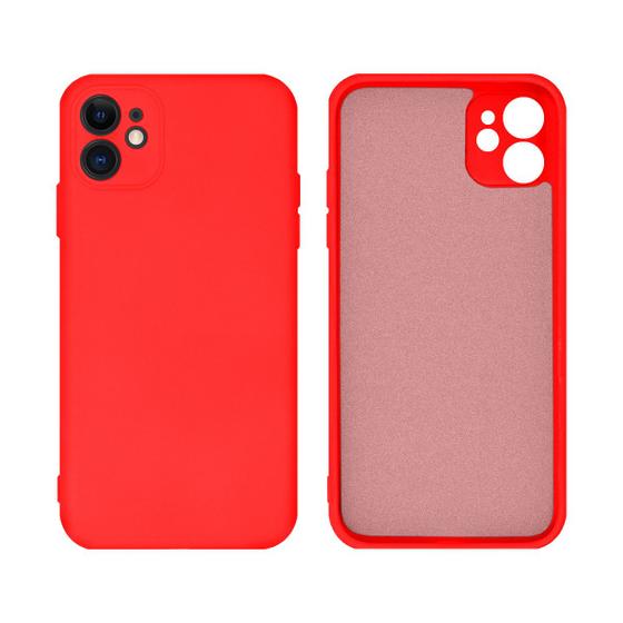 Imagem de Capinha Compativel iPhone 11 Proteção Câmera Silicone Diversas Cores com Veludo no Interior Premium