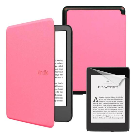 Imagem de Capinha Couro Premium Para Kindle 12 Rs23Cv 6.0 + Película