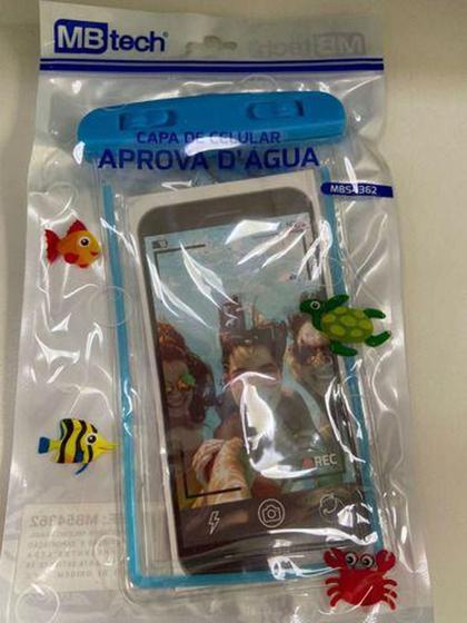 Imagem de Capinha Mergulho Celular Aprova D'agua Impermeável Universal - MB TECH