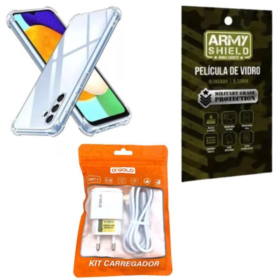 Imagem de Capinha Para Galaxy A55 + Carregador Turbo + Pelicula