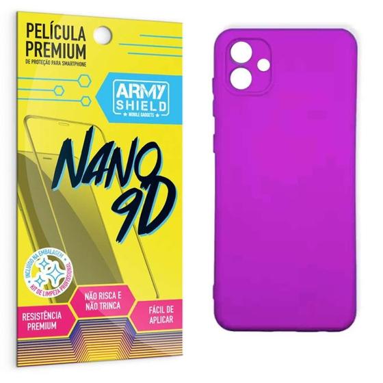 Imagem de Capinha Pink Samsung A14 + Película 9D ArmyShield