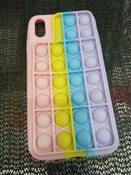 Imagem de Capinha Popit Pop-it Bolha Para iPhone xs max