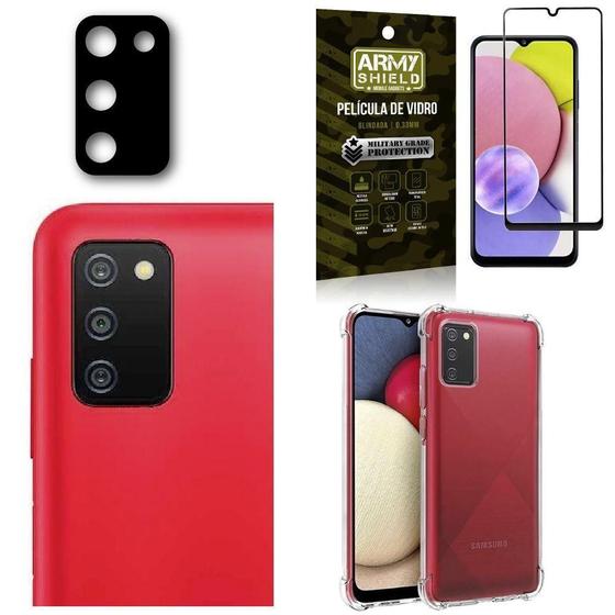 Imagem de Capinha Samsung A03S + Película De Câmera + Película 3D