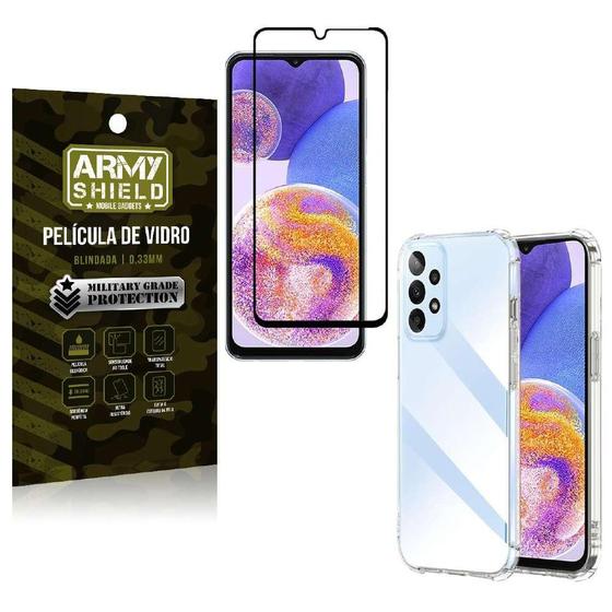 Imagem de Capinha Samsung A23 5G Anti Shock + Película De Vidro 3D