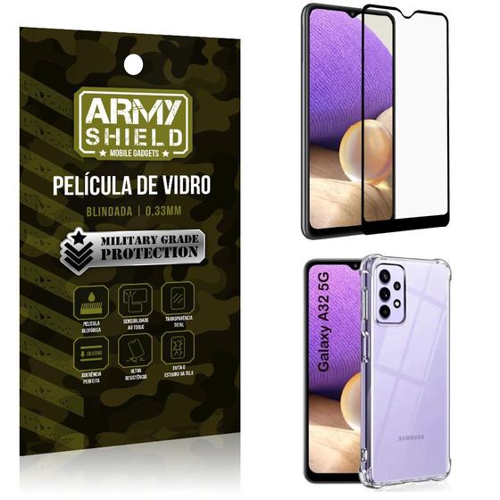 Imagem de Capinha Samsung A32 5G + Película de Vidro 3D - Armyshield