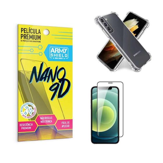 Imagem de Capinha Samsung S21 Anti Shock + Película Nano Cerâmica 9D