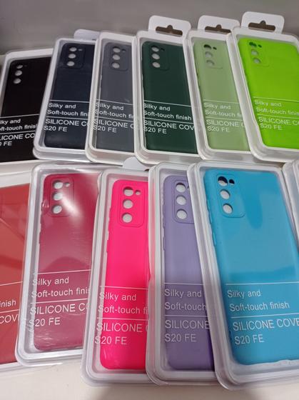 Imagem de Capinha Silicone Aveludado Compatível Com S20 FE