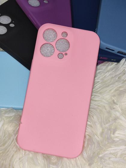 Imagem de Capinha Silicone Case  Iphone 13 Pro Aveludada