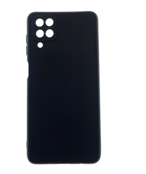 Imagem de Capinha silicone case Preta compatível com smartphone A12 Samsung