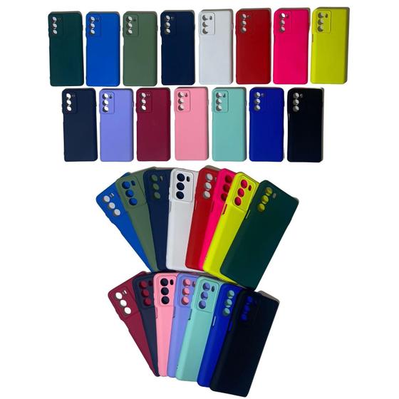 Imagem de Capinha Silicone Cover Compativel Motorola Moto G200 6.8 Aveludada Premium