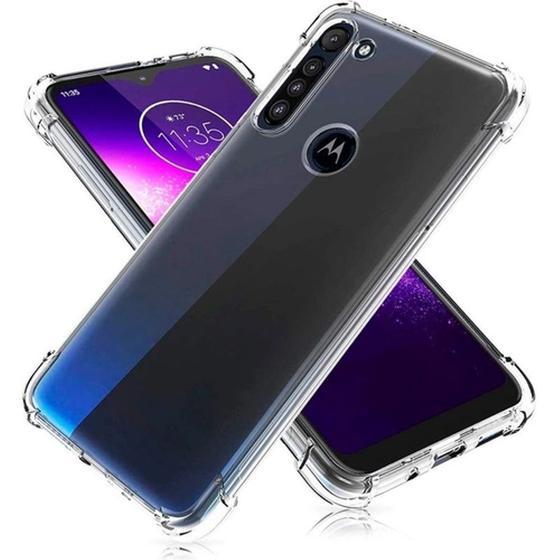 Imagem de Capinha Silicone Transparente Antichoque Moto G8 Power