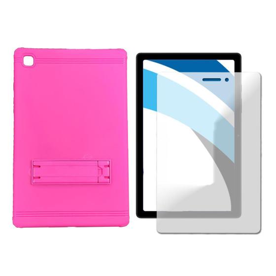 Imagem de Capinha Tablet Para Samsung T295 T290 Rosa + Película