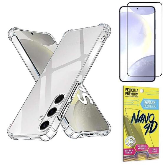 Imagem de Capinha Transparente P/Samsung S24 Plus + Película Nano 9D