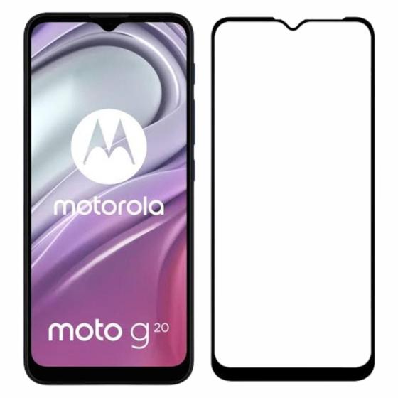 Imagem de Capinha Transparente Para Moto G20 + Película Vidro 3D Tela Toda