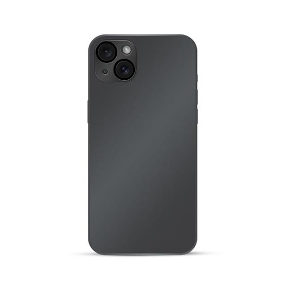 Imagem de Capinha Vidro Fosco Silicone Compatível com iPhone 15 Plus