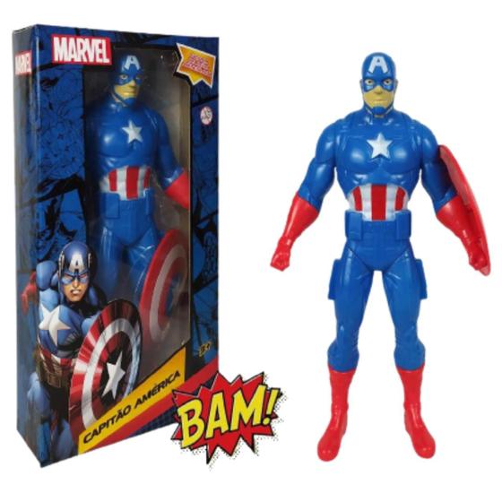 Capitão América Boneco Brinquedo Articulado Vingador Grande - All ...