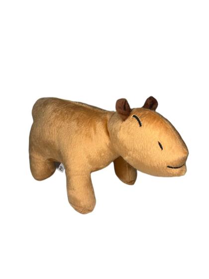 Imagem de Capivara Filó de Pelúcia 30cm Fofinha Marrom Antialérgica Decoração -  Envio Imediato