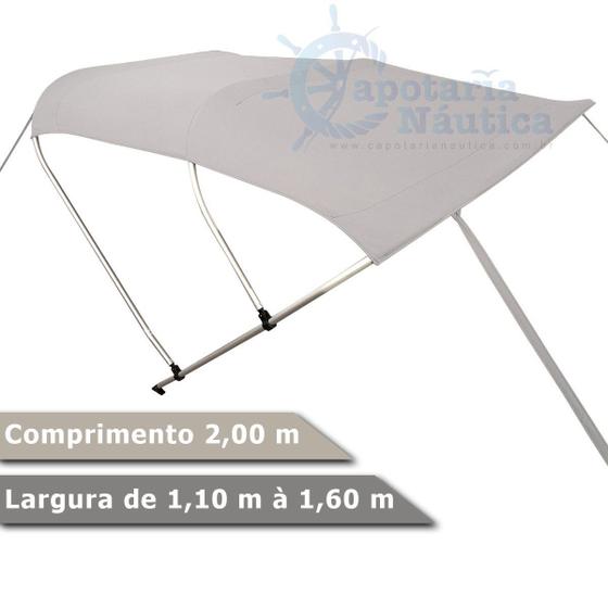 Capota Toldo Nautico 3 Arcos 2m Comprimento P/ Lanchas, Barcos de Aluminio e Botes é ruim? Capota Toldo Nautico 3 Arcos 2m Comprimento P/ Lanchas, Barcos de Aluminio e Botes é boa?