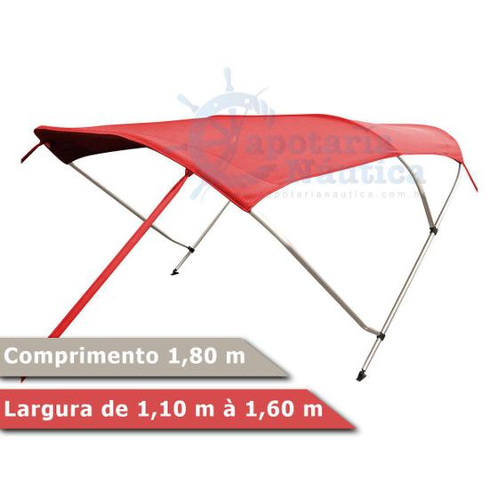Capota Toldo Nautico 3 Arcos para Lanchas, Barcos de Aluminio e Botes Menor preço em Capota Toldo Nautico 3 Arcos para Lanchas, Barcos de Aluminio e Botes