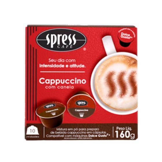 Imagem de Cappuccino Spress Cápsulas Compatível Dolce Gusto 10 Unidades