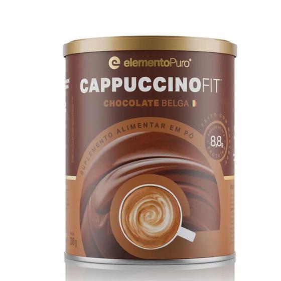 Imagem de Cappuccinofit Elemento Puro Café Solúvel com Whey e Verisol 200g