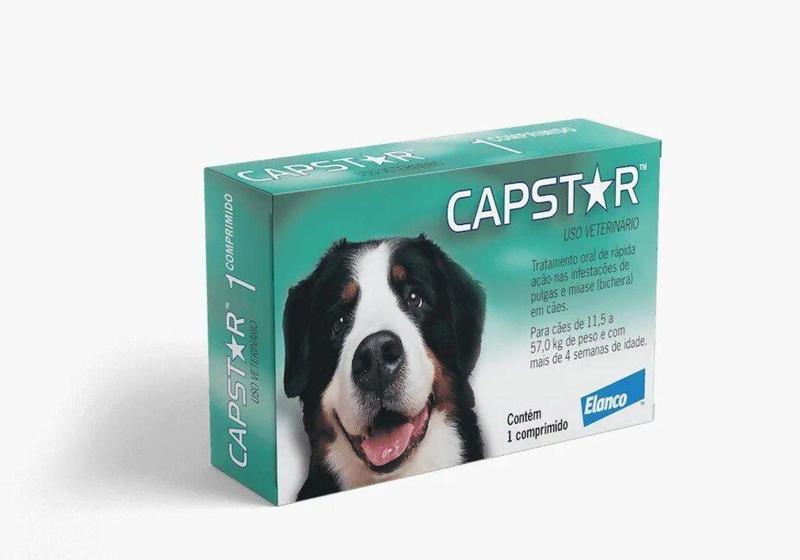 Capstar 57mg Elanco Antipulga e Carrapaticida Magazine Luiza
