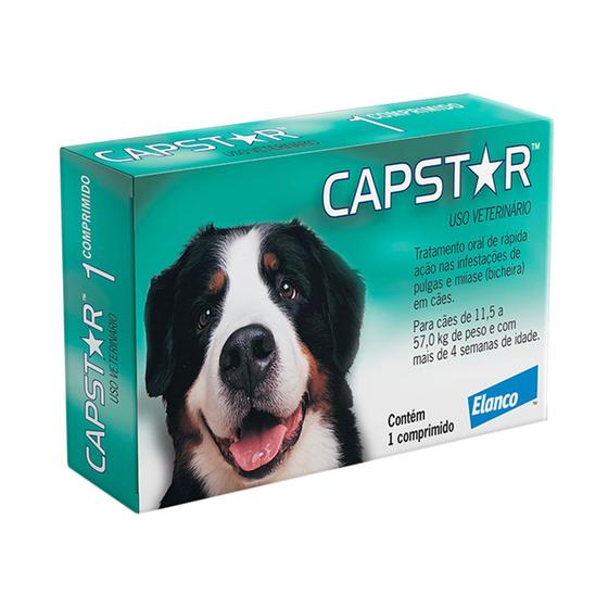 Imagem de Capstar 57mg para Cães de 11,5 a 57kg com 1 Comprimido