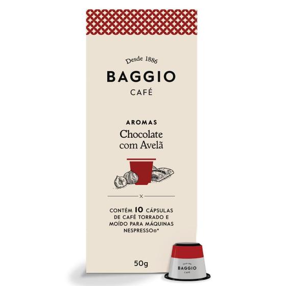 Imagem de Cápsula Café Gourmet Baggio Chocolate Com Avelã Nespresso