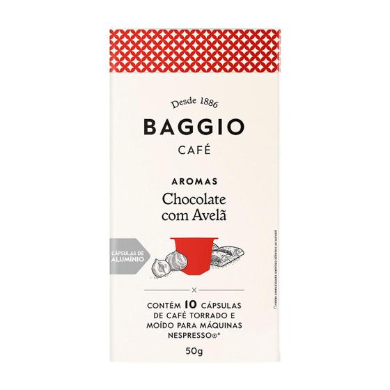 Imagem de Cápsula Café Gourmet Baggio Chocolate Com Avelã P/ Nespresso