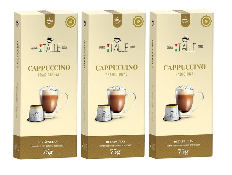 Imagem de Cápsula Cappuccino Nespresso Café Italle 30 Capsulas