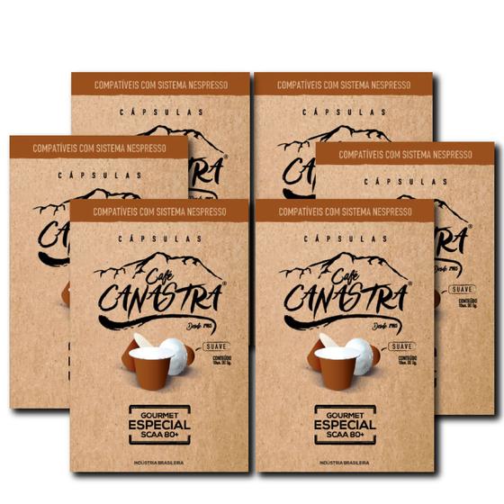 Cápsula Compatível Nespresso - Canastra Suave 6 caixas com 10 unidades cada  - Total 60 unidades - Café Canastra - Cápsula de Café - Magazine Luiza