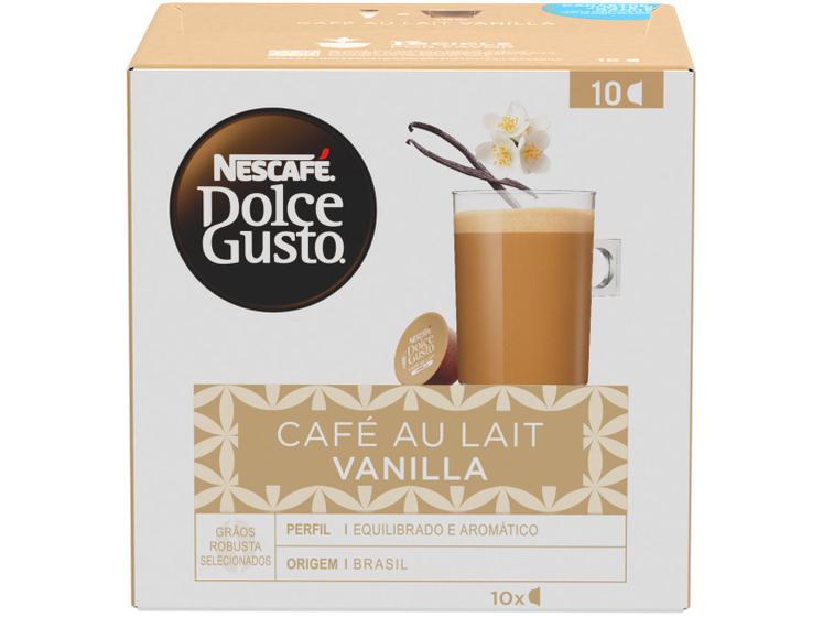Cápsula de Café Baunilha Dolce Gusto Lungo Café au Lait 10 Cápsulas Menor preço em Cápsula de Café Baunilha Dolce Gusto Lungo Café au Lait 10 Cápsulas
