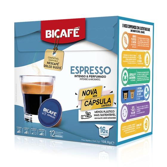 Imagem de Cápsula De Café Bicafé Espresso Para Máquinas Dolce Gusto
