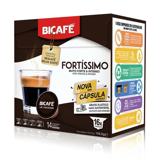 Imagem de Cápsula De Café Bicafé Fortíssimo Para Máquinas Dolce Gusto