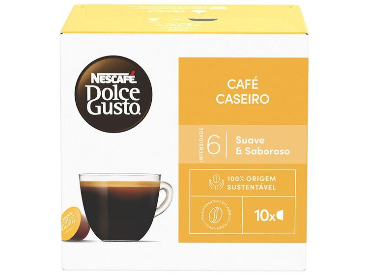 Cápsula de Café Caseiro Nescafé Dolce Gusto - 10 Cápsulas Imagem de Cápsula de Café Caseiro Nescafé Dolce Gusto