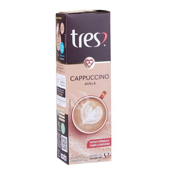 Imagem de Cápsula de Café Expresso Tres com 10 Cappuccino Avelã