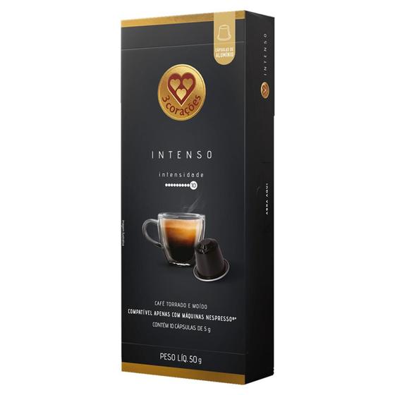 Imagem de Cápsula De Café Intenso Tres (Nespresso) 10X5G