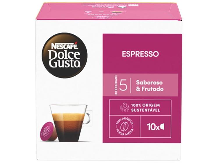Cápsula de Café Nescafé Dolce Gusto Espresso - 10 Cápsulas Imagem de Cápsula de Café Nescafé Dolce Gusto Espresso