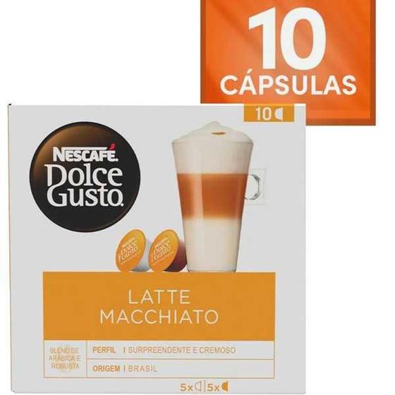Imagem de Cápsula de Latte Machiato 112,5g 10 UN Nestle